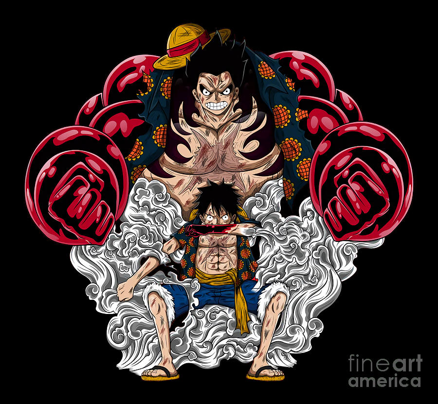 Luffy Gear 4 Digital Art by Jack Collier - Fine Art America