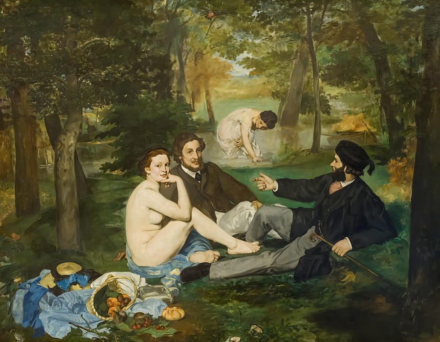 Luncheon By Edouard Manet Painting