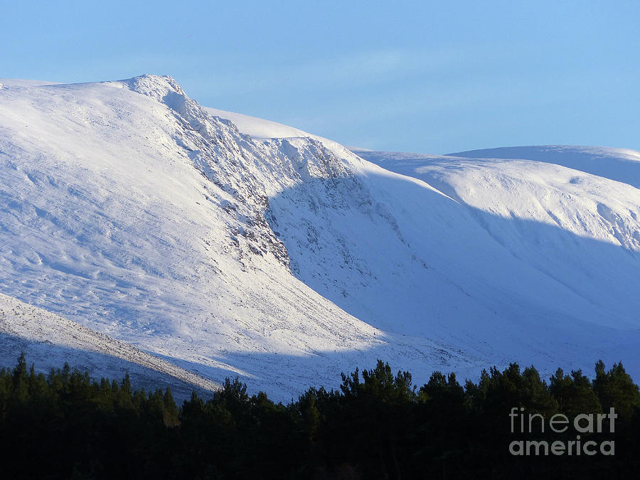 Winter Photograph - Lurchers Crag - Cairngorm Mountains by Phil Banks