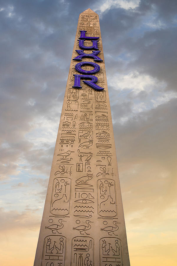 Luxor Obelisk Vegas #1 Photograph by Chris Smith