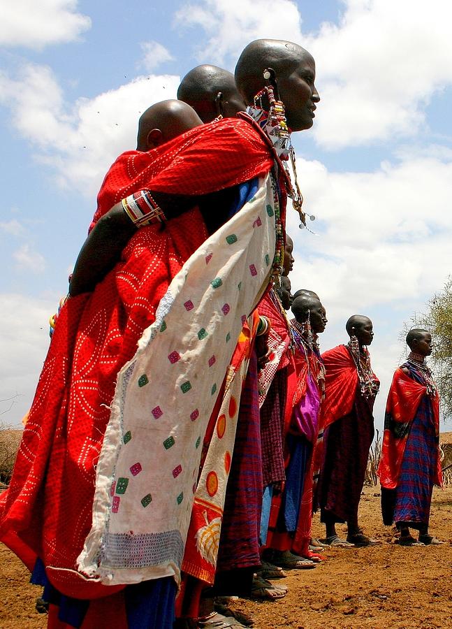 Maasai Women #2 Photograph by Gene Taylor