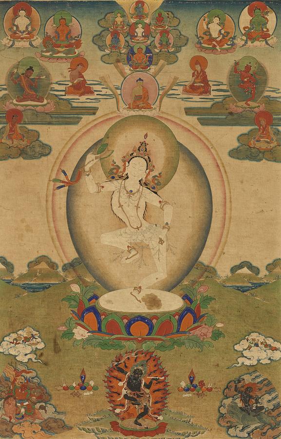 Machig Labdron the Tibetan Yogini #1 Painting by Th Century - Pixels