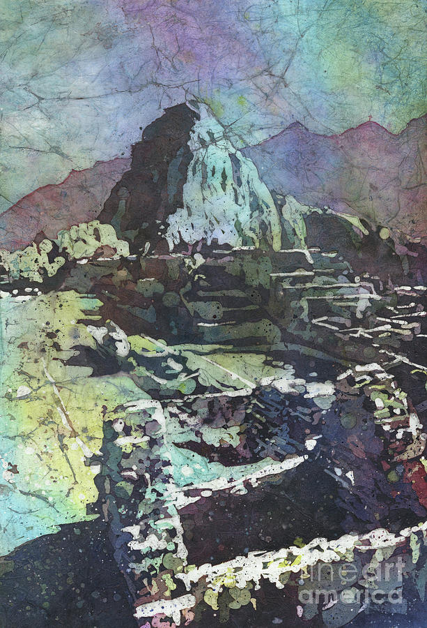 Architecture Painting - Machu Picchu Ruins #1 by Ryan Fox