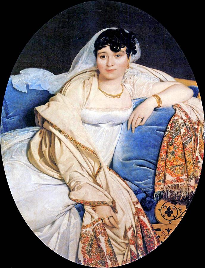 Madame Riviere Drawing by Jean Auguste Dominique Ingres - Fine Art America