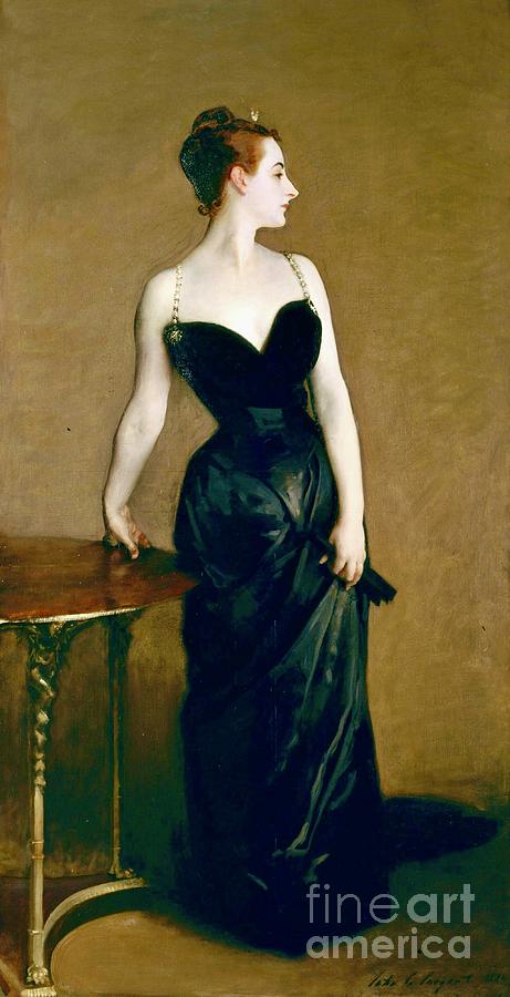 John Singer Sargent Painting - Madame X #1 by John Singer Sargent