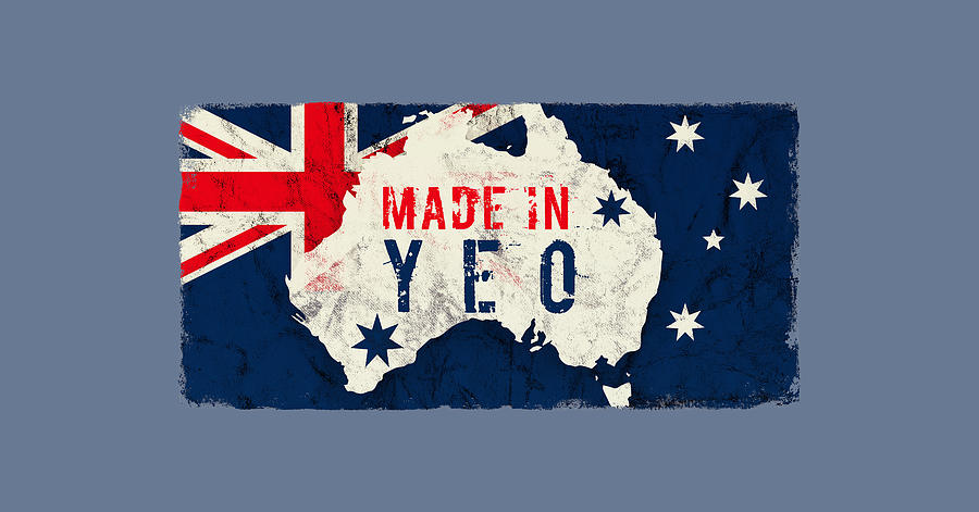 Made in Yeo, Australia #1 Digital Art by TintoDesigns