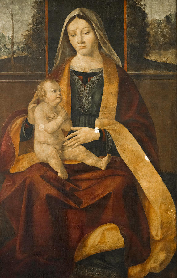 Madonna and Child Painting by Antonio Solario - Fine Art America