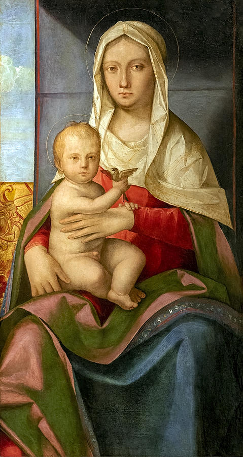 Madonna and Child Painting by Boccaccio Boccaccino - Fine Art America