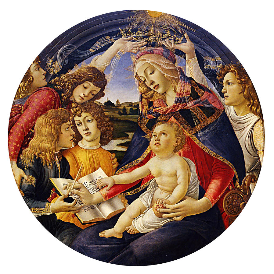 Sandro Botticelli Painting - Madonna of the Magnificat  #1 by Sandro Botticelli