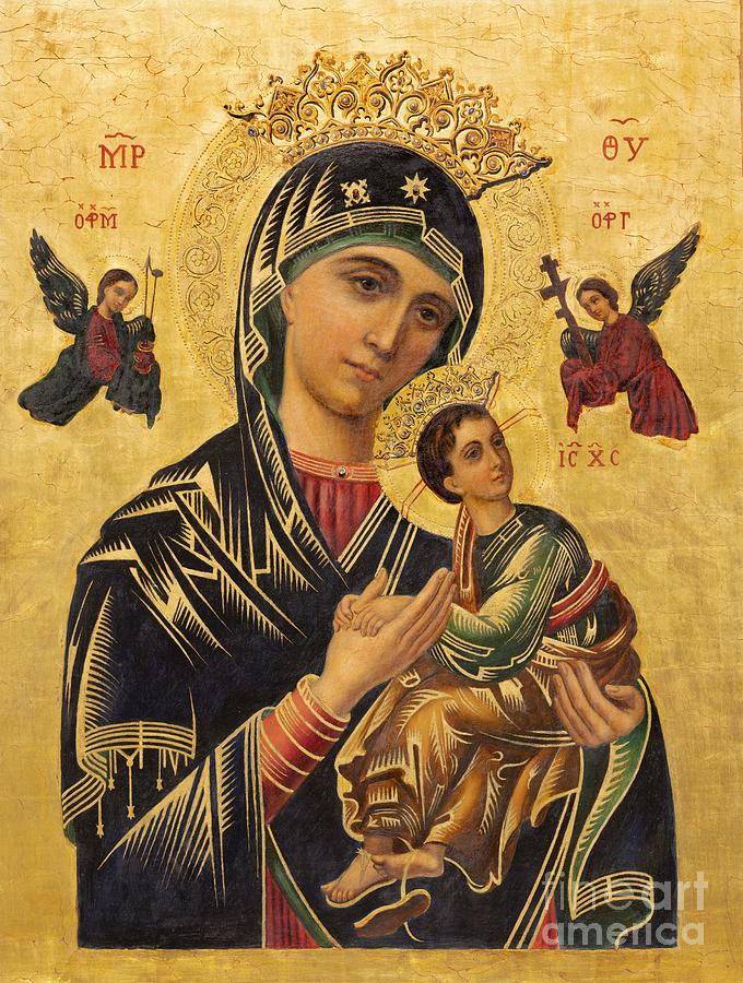 Madonna - Our Lady of Perpetual Help #1 Photograph by Jozef Sedmak ...