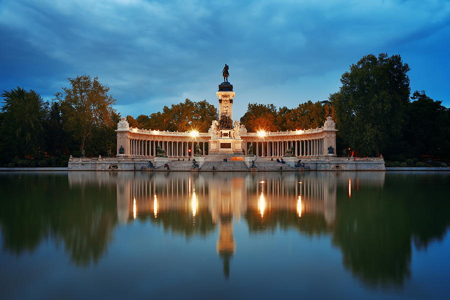 Madrid El Retiro Park monument #1 Photograph by Songquan Deng