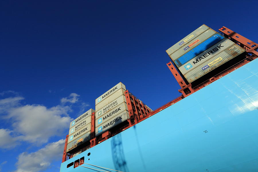 Maersk Line Triple-E Container ship Majestic Mærsk #1 Photograph by Pejft