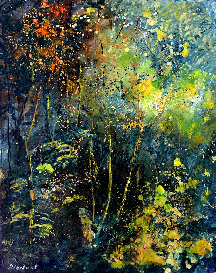 Magic forest #1 Painting by Pol Ledent