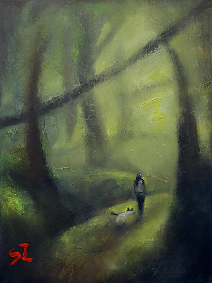 Magic forest #1 Painting by Suzy Norris
