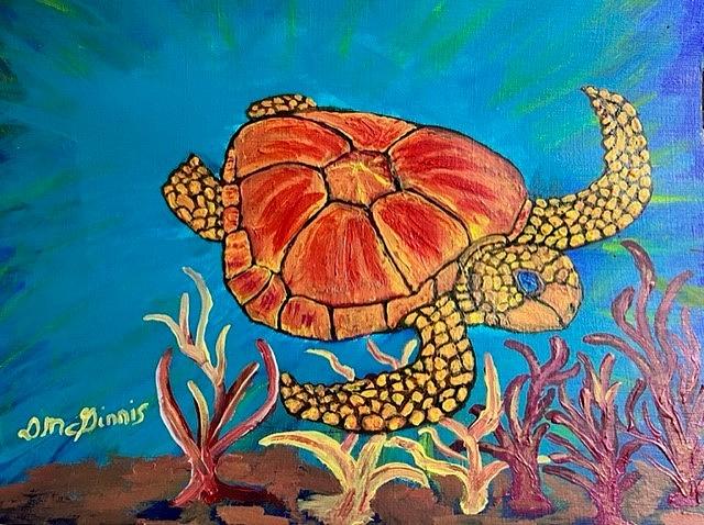 Magical Turtle Painting by Daisy Mcginnis - Fine Art America