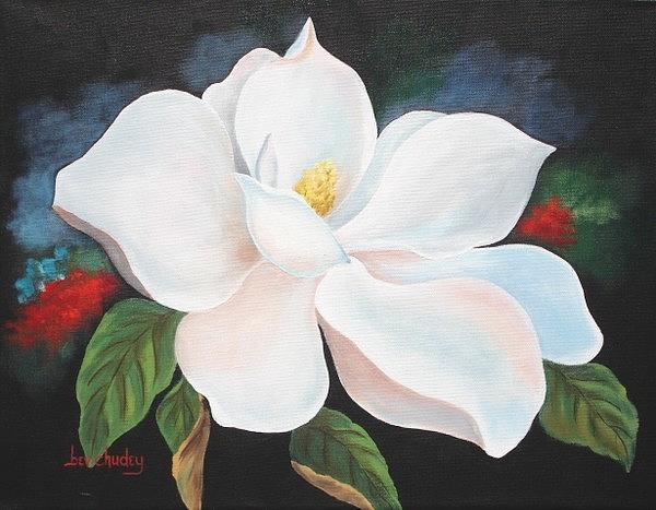 Magnolia Painting by Bev Chudey - Fine Art America