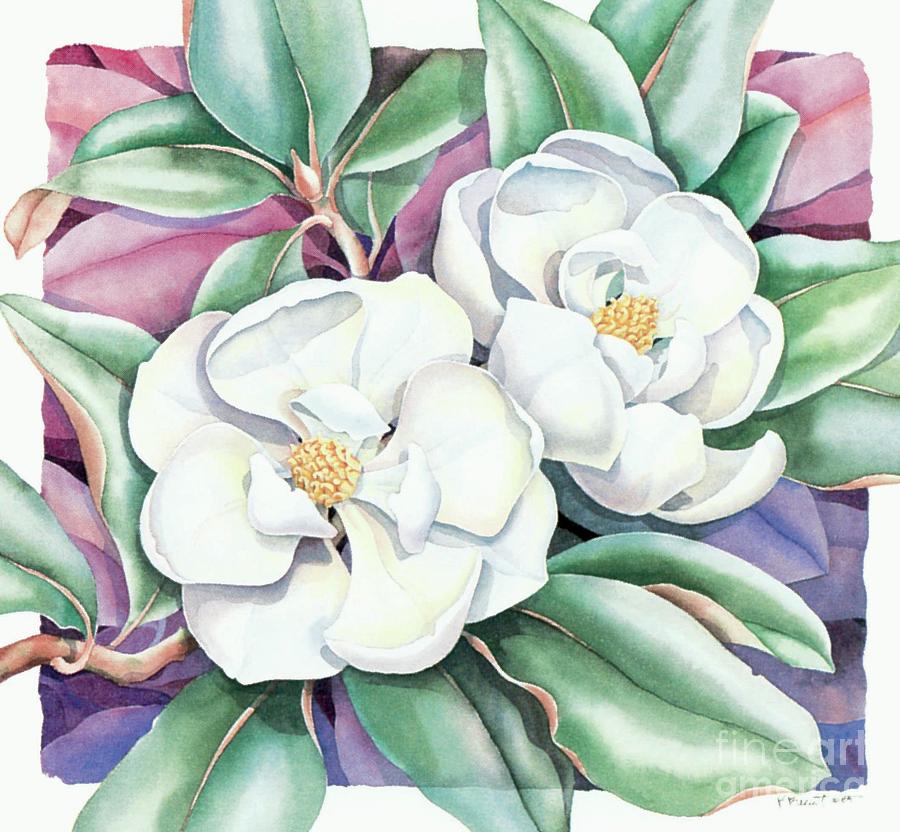 Magnolia Movie Painting - Magnolia Grandiflora #1 by Paul Brent