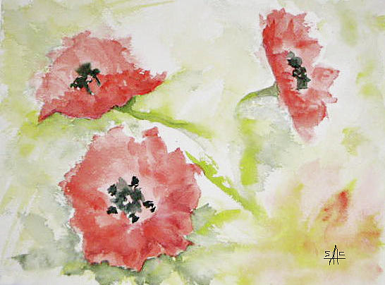 Hibiscus Painting by Stacey Carlson