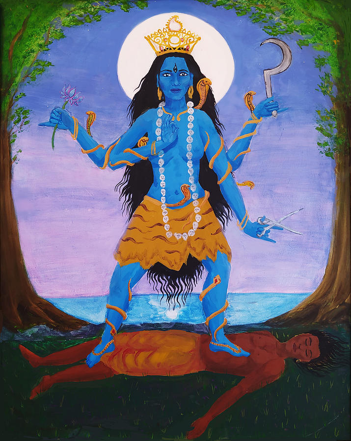 Mahavidya Tara #1 Painting by Sylvia Brallier