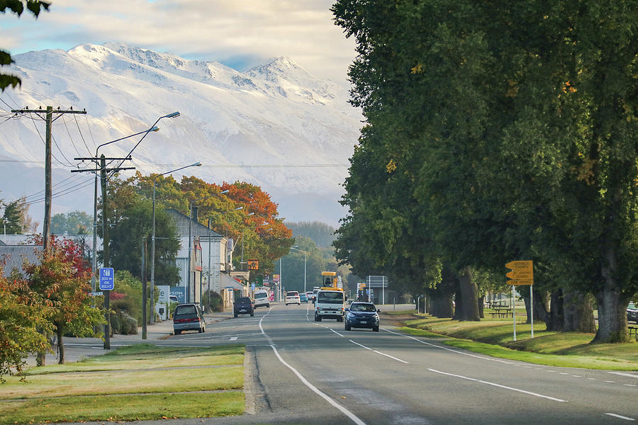 Main road in South Island , New Zealand #1 Photograph by Pla Gallery