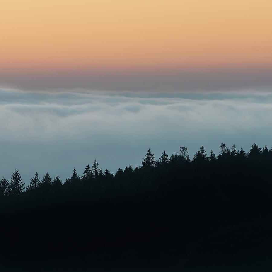 Majestic Landscape Image Of Cloud Inversion At Sunset Over Dartm Photograph
