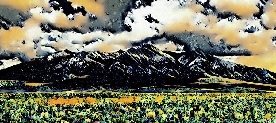 Majestic Mountains  #1 Digital Art by Ally White
