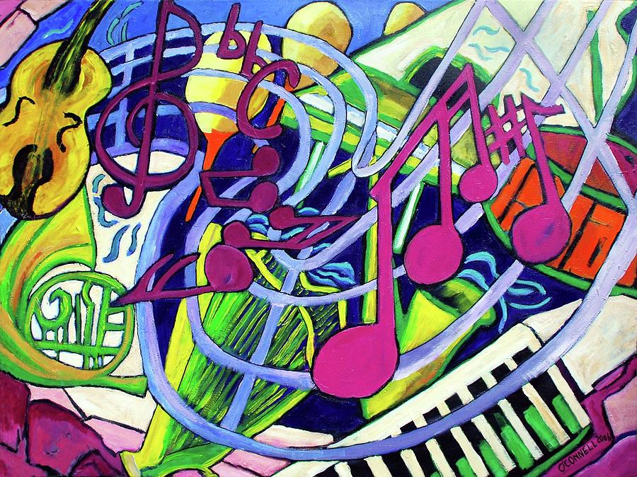 Making Music Painting by James O'Connell - Pixels