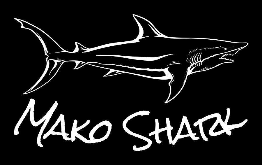 Mako Shark Sketch Cool Shark Digital Art by Kevin Garbes - Fine Art America