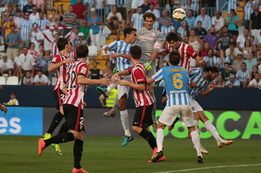 Malaga CF V Athletic Club de Bilbao - La Liga #1 Photograph by Sergio Camacho