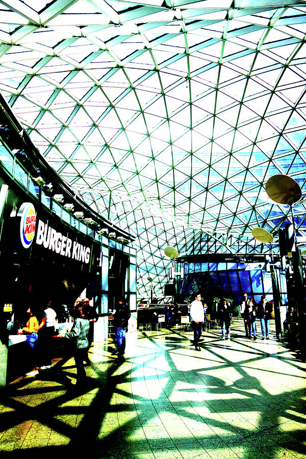 Mall In Warsaw, Poland 4 #1 Photograph by John Siest