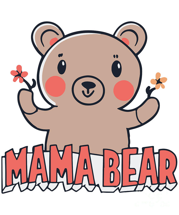 Mama Bear #1 Digital Art by Flippin Sweet Gear