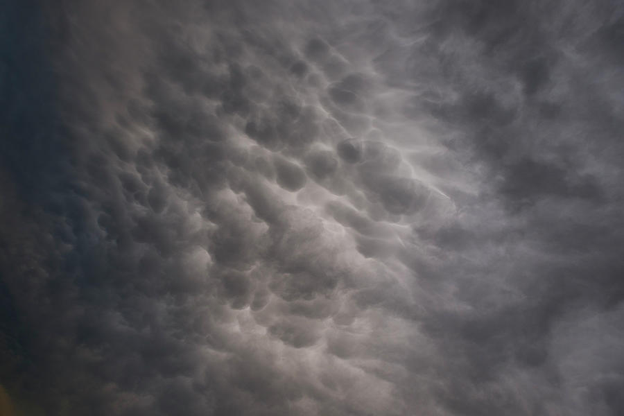 Mammatocumulus storm clouds #1 Photograph by David L Moore