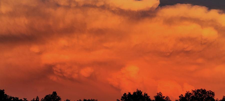 Mammatus At Sunset Photograph