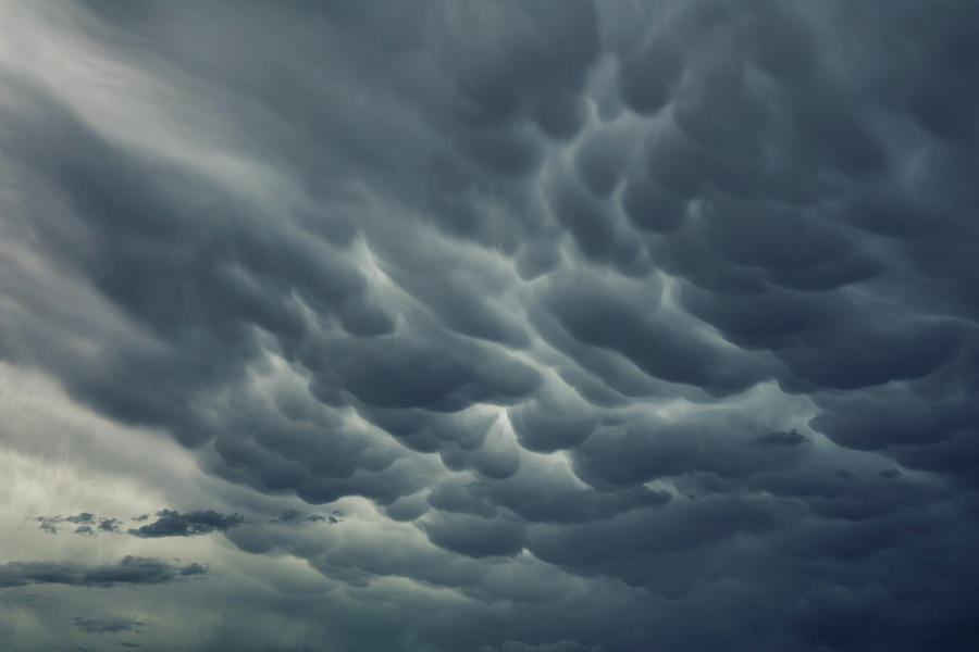 Mammatus clouds sky background #1 Photograph by Mikhail Kokhanchikov