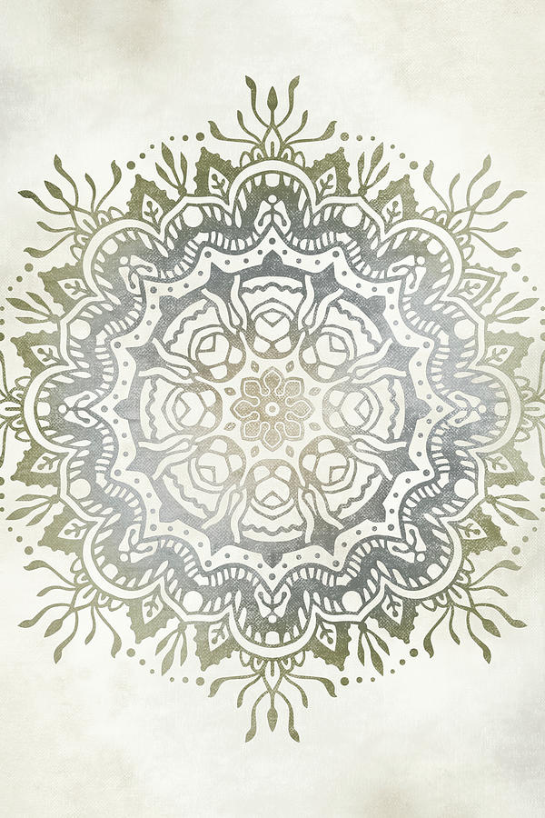 Pattern Digital Art - Mandala by Agnes Szafranska