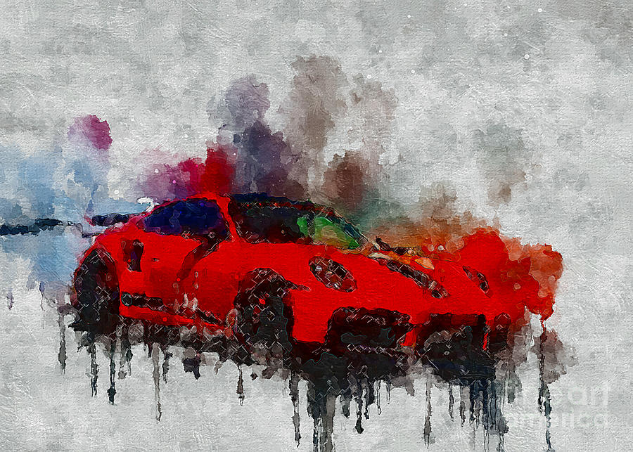 Manhart TR 800 Porsche 911 Turbo S 2023 Digital Art by Marietta Beatty ...