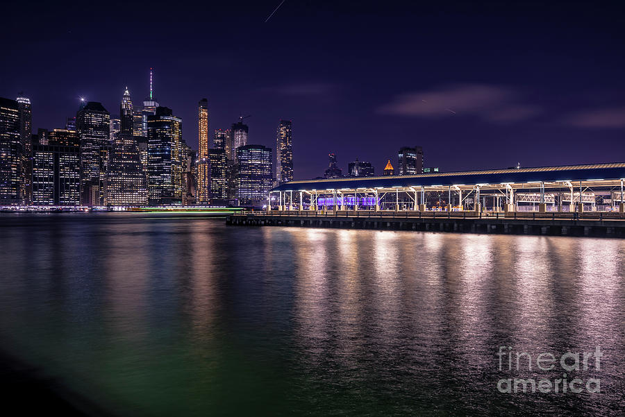 Manhattan At Night Photograph by Stef Ko