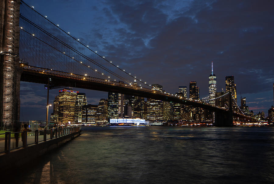 Manhattan skyline #1 Photograph by Al Hurley