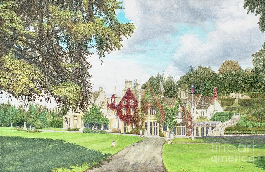 Manor House at Castle Combe Painting by Steven Emmons - Fine Art America