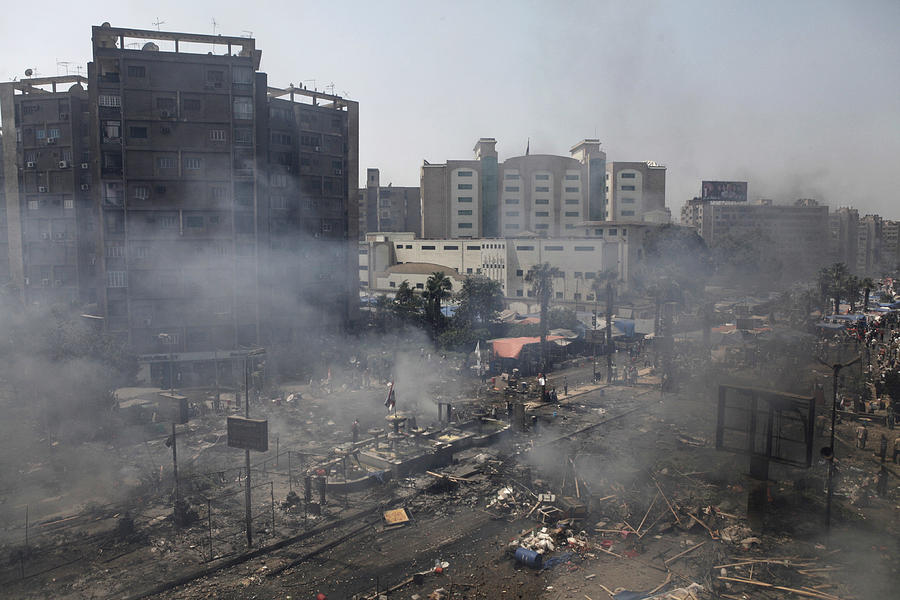 Many Feared Dead As Egyptian Security Forces Clear Cairo Protest Camps Photograph by Ed Giles Many Feared Dead As Egyptian Security Forces Clear Cairo Protest Camps Photograph by Ed Giles