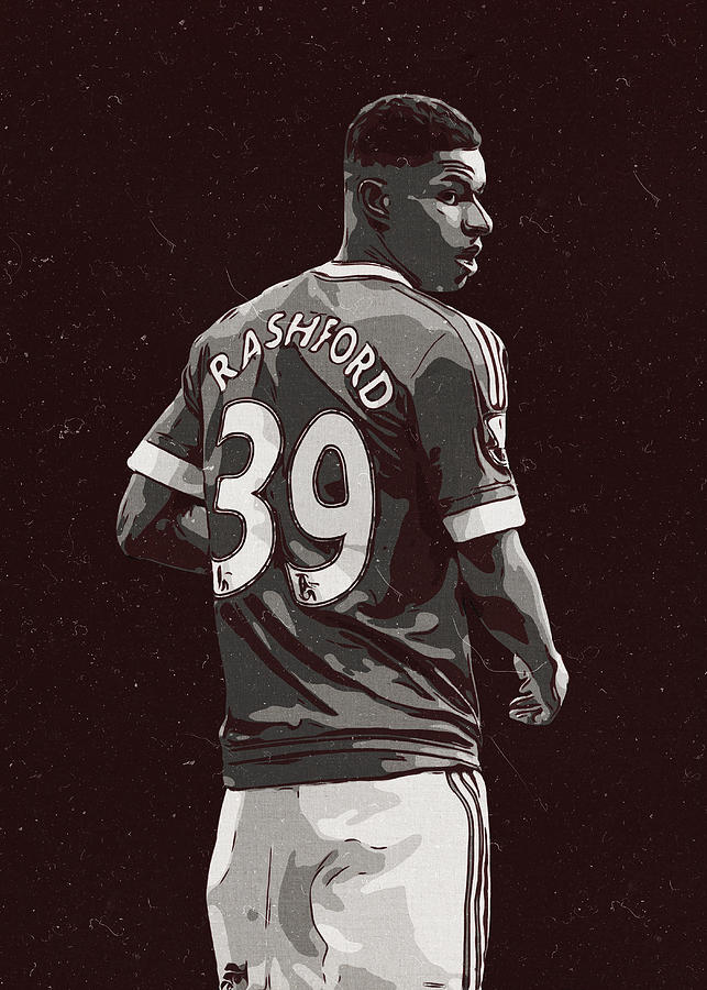 Marcus Rashford Artwork Painting by Taoteching Art