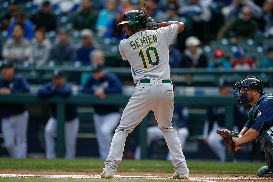 Marcus Semien #1 Photograph by Otto Greule Jr