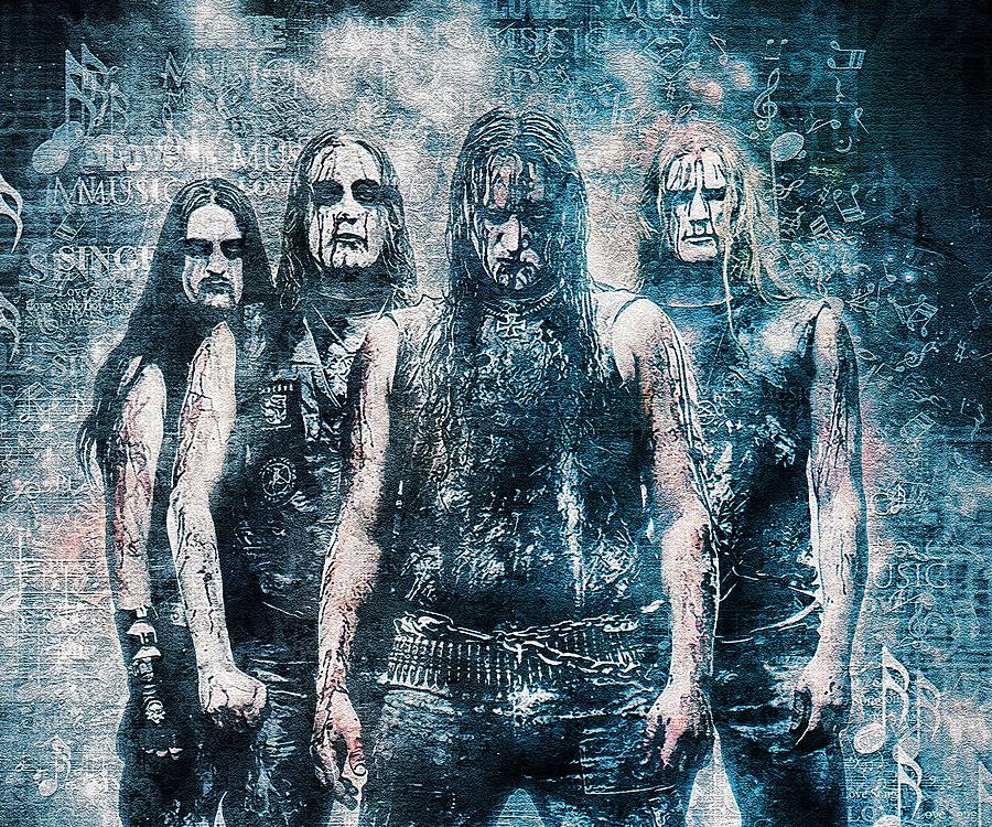 Marduk Swedish Black Metal Band Morgan Hakansson Mortuus Simon ...