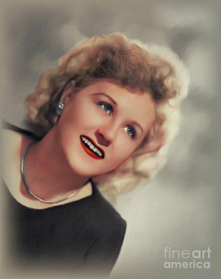 Margaret Whiting, Music Legend Painting by Esoterica Art Agency - Pixels