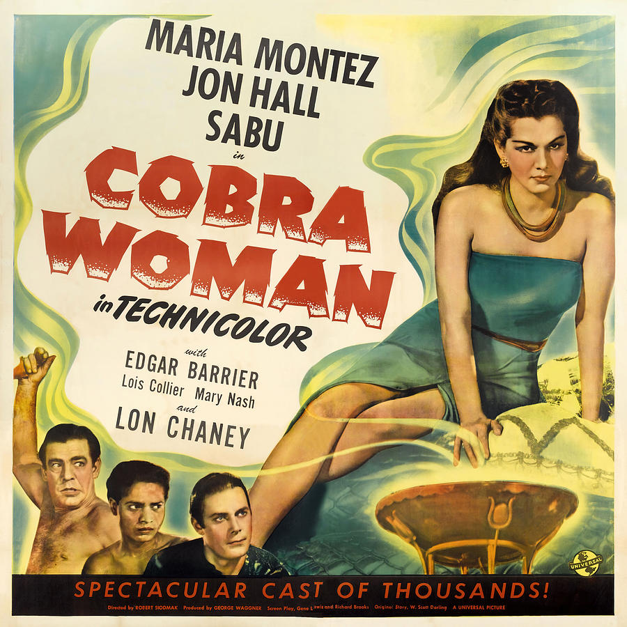 MARIA MONTEZ in COBRA WOMAN -1944-, directed by ROBERT SIODMAK. #1 Photograph by Album