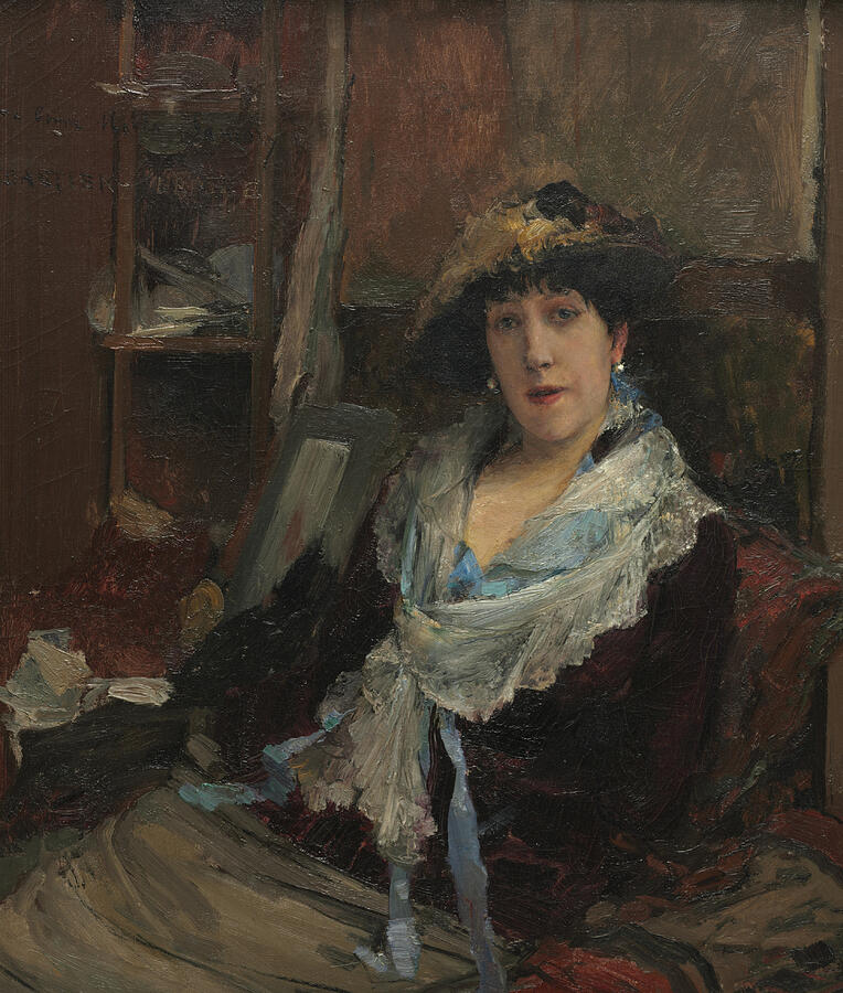 Marie Samary of the Odeon Theater Painting by Jules Bastien-Lepage | Pixels