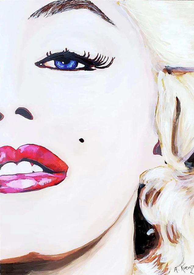 Marilyn  #1 Painting by Amy Kuenzie