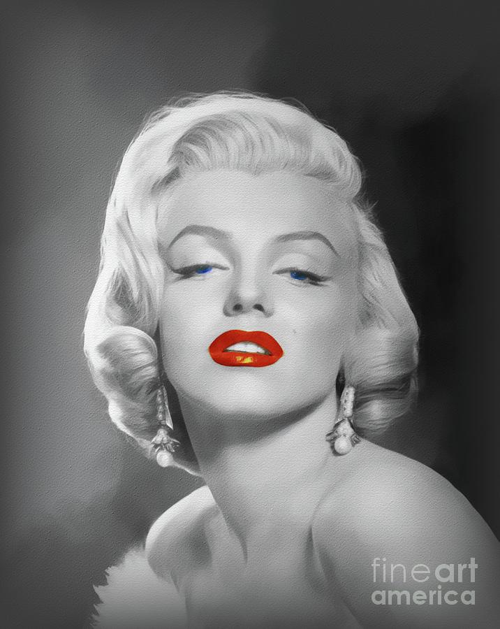 Marilyn Monroe, Actress #1 Painting by Esoterica Art Agency