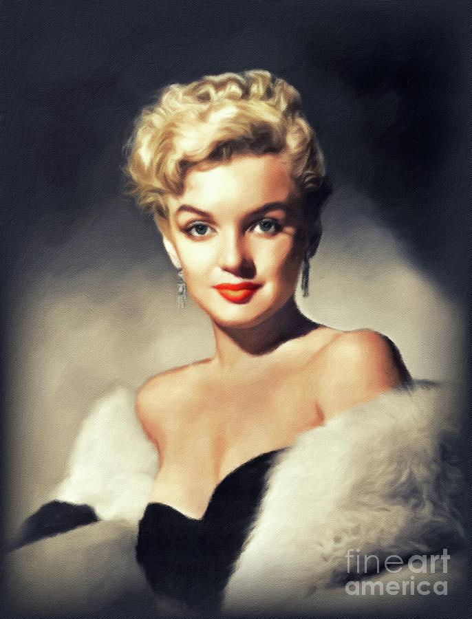 Marilyn Monroe, Hollywood Icon Painting