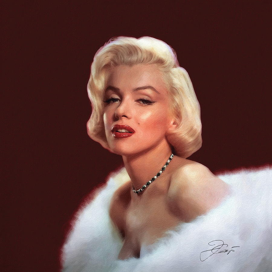 Marilyn Monroe #1 Digital Art by Jerzy Czyz